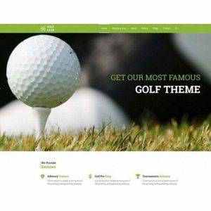 Golf Club - HTML Template