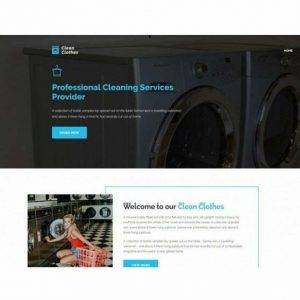 Laundry Services - HTML Template